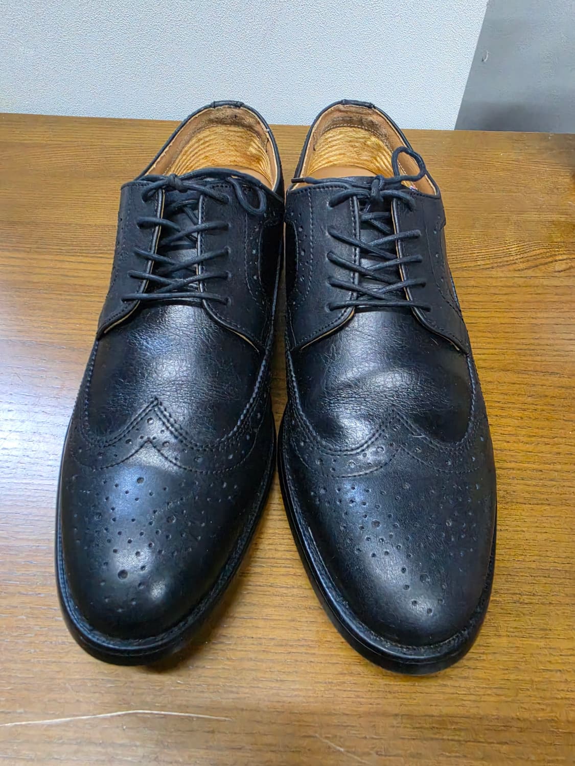 킨록앤더슨 남성 윙팁 구두 블랙 상품이미지3