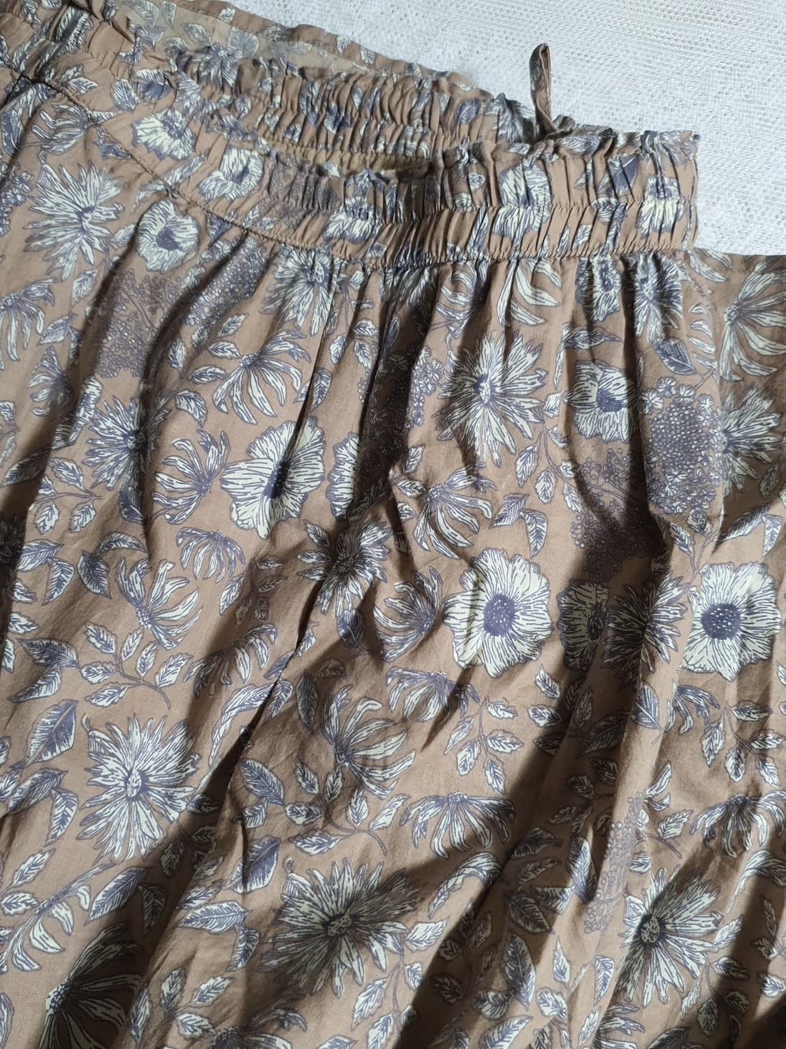 [빈티지] 플라워 패턴 롱 스커트 Free사이즈 상품이미지4