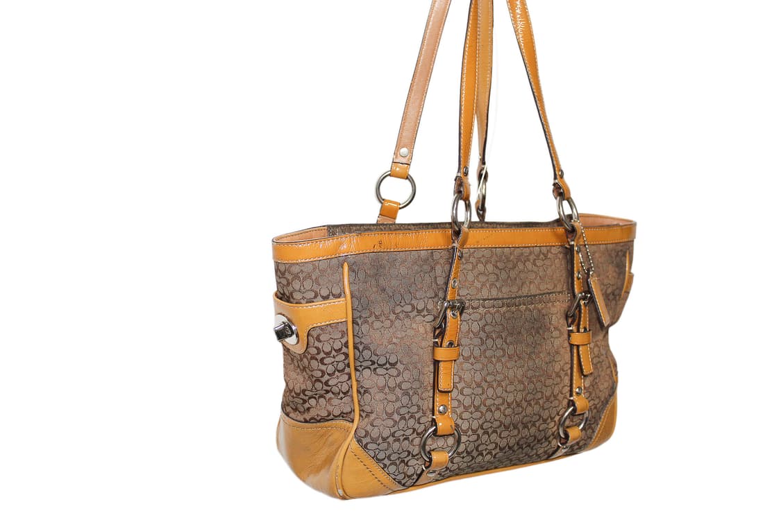 2000s COACH Y2K 코치 모노그램 토트백 상품이미지2
