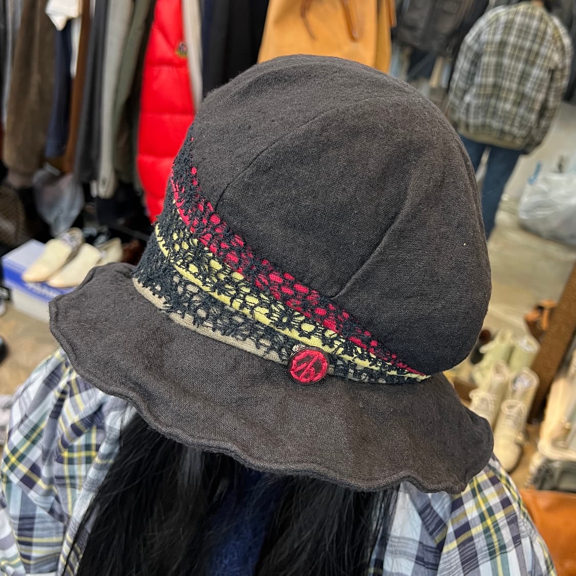 CA4LA 린넨 와이어 언발 버킷햇 상품이미지8