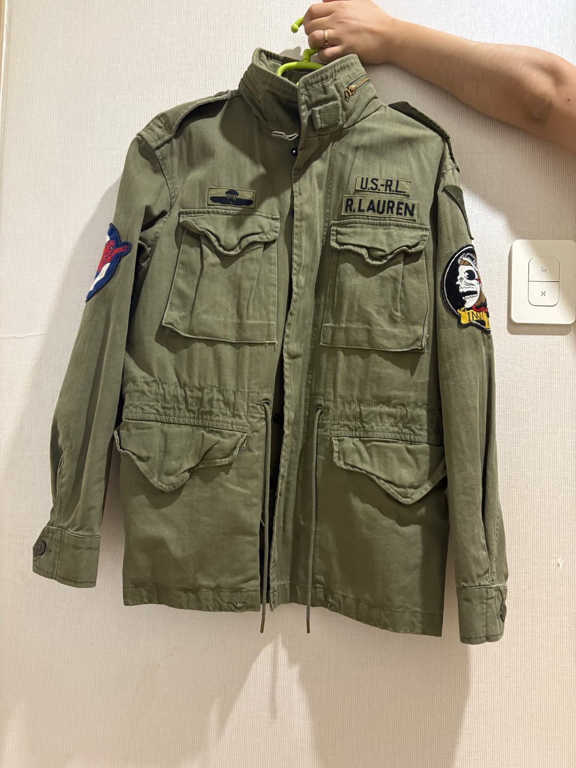 랄프로렌 해골 야상 S 상품이미지1