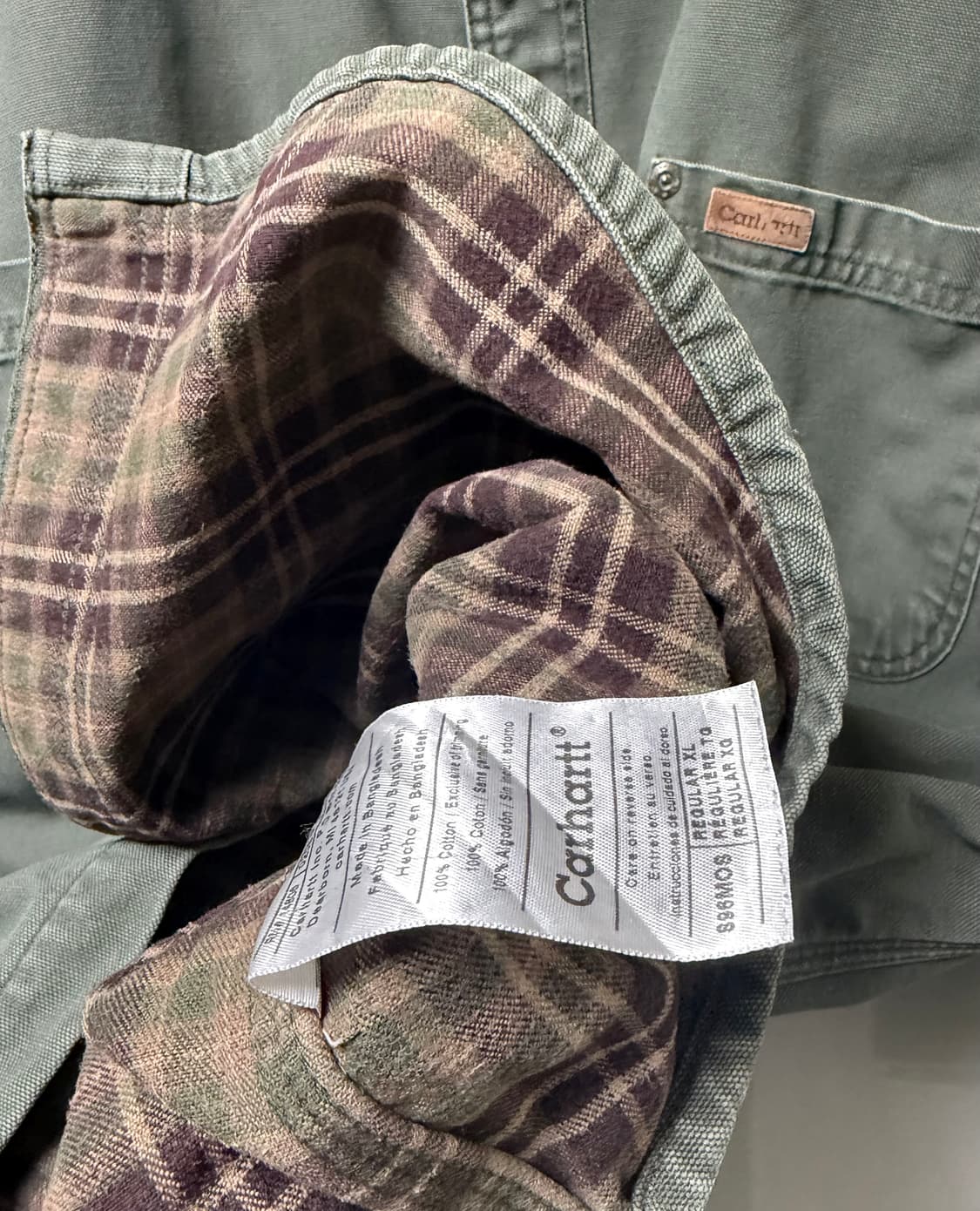 칼하트 헤비셔츠 XL 상품이미지3