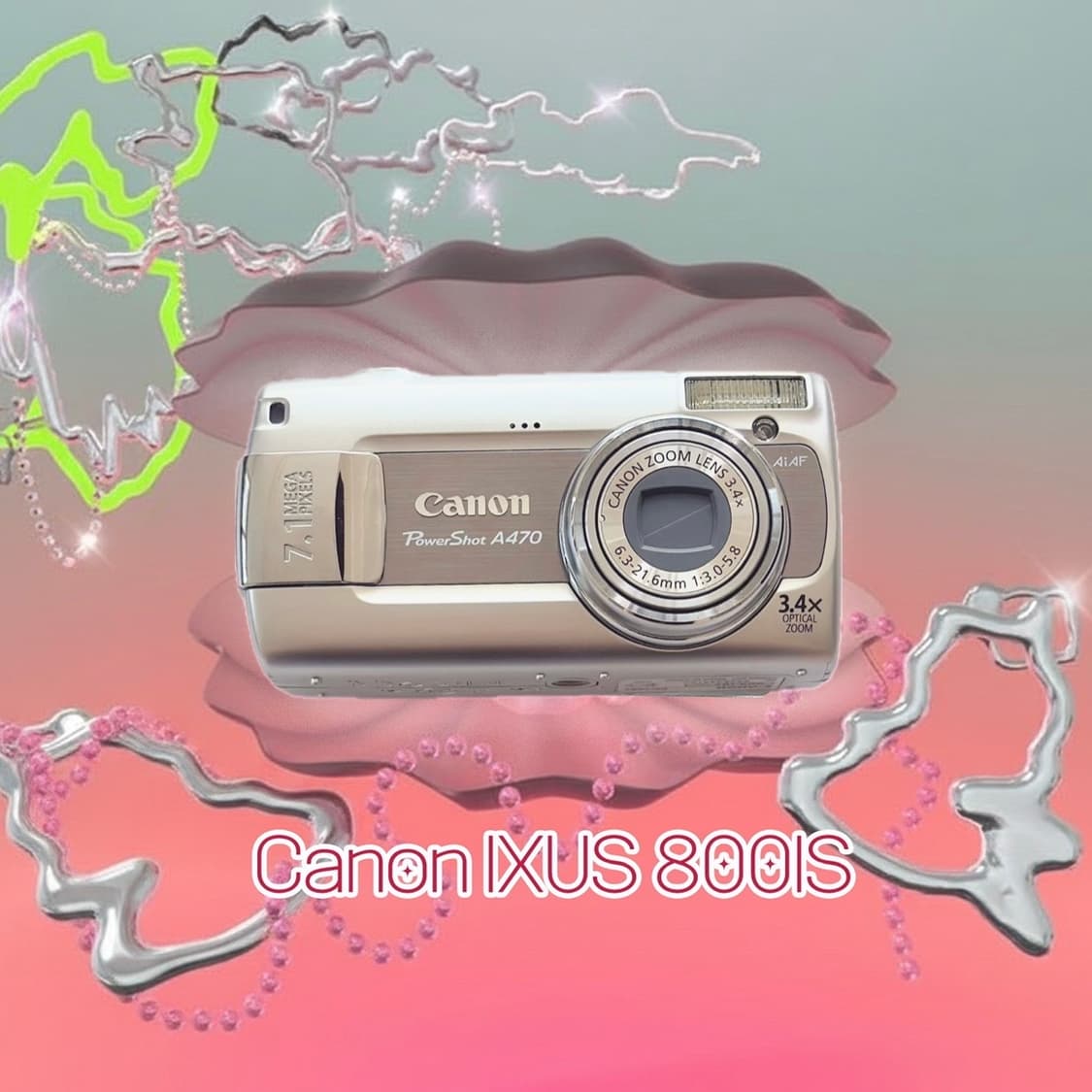 희귀/ 한국어!) Canon powershot 캐논 파워샷 A420 상품이미지2