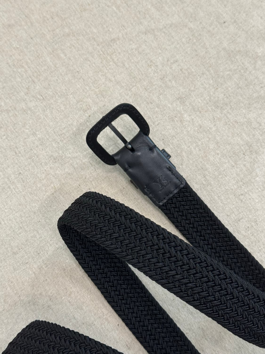 요지야마모토 우븐 레더버클 벨트 상품이미지4