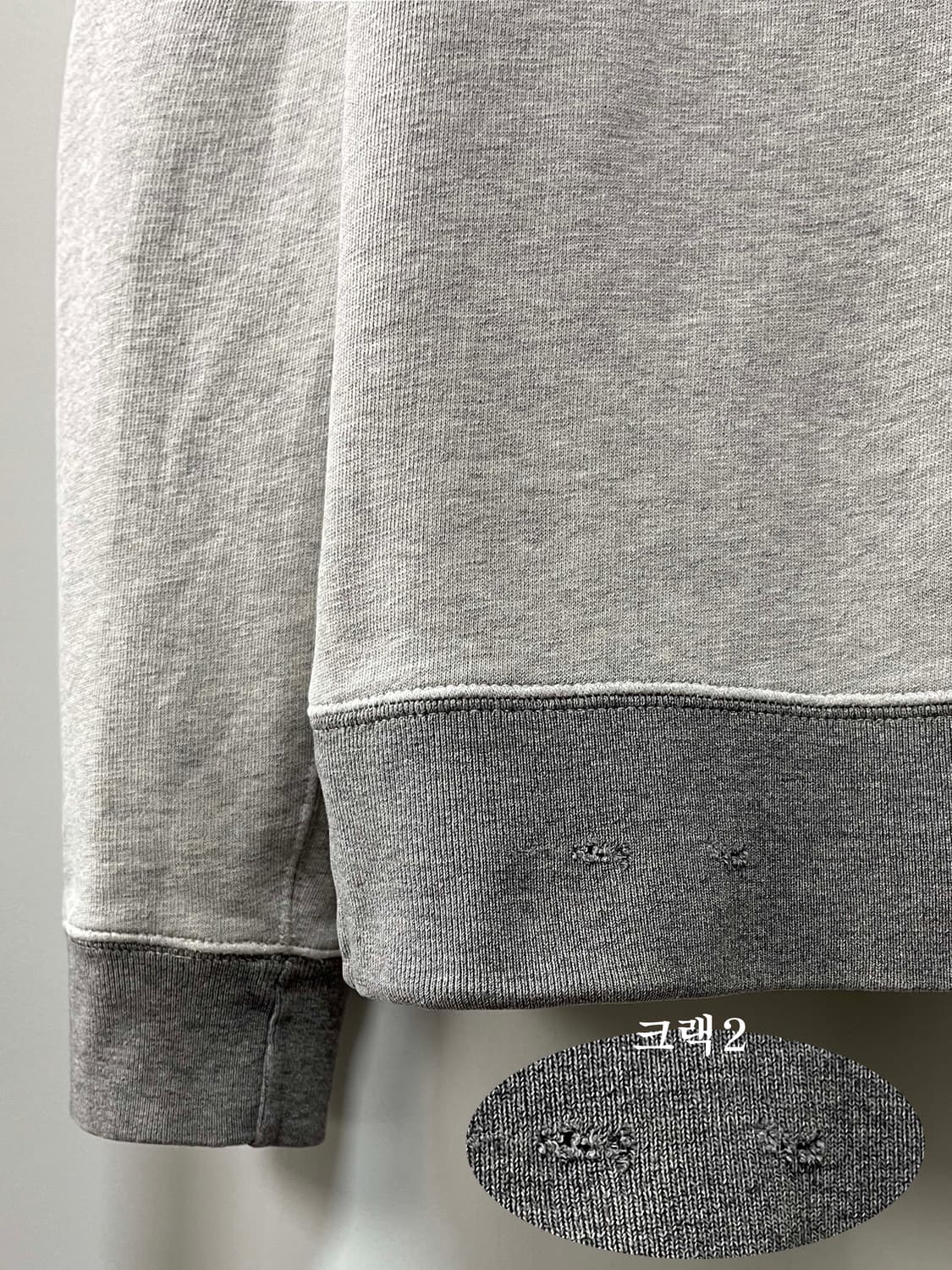 폴로 랄프로렌 멜란지그레이 복싱글러브 USA 스웻 후드티 상품이미지9