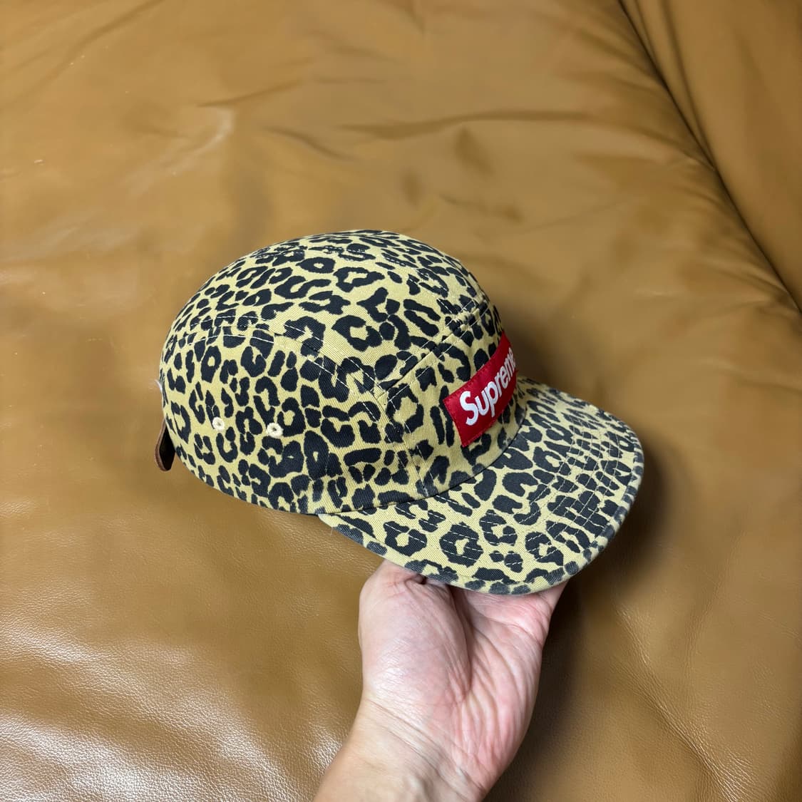 Supreme 슈프림 23fw 레오파드 캠프캡 모자 (Leopard) 상품이미지4