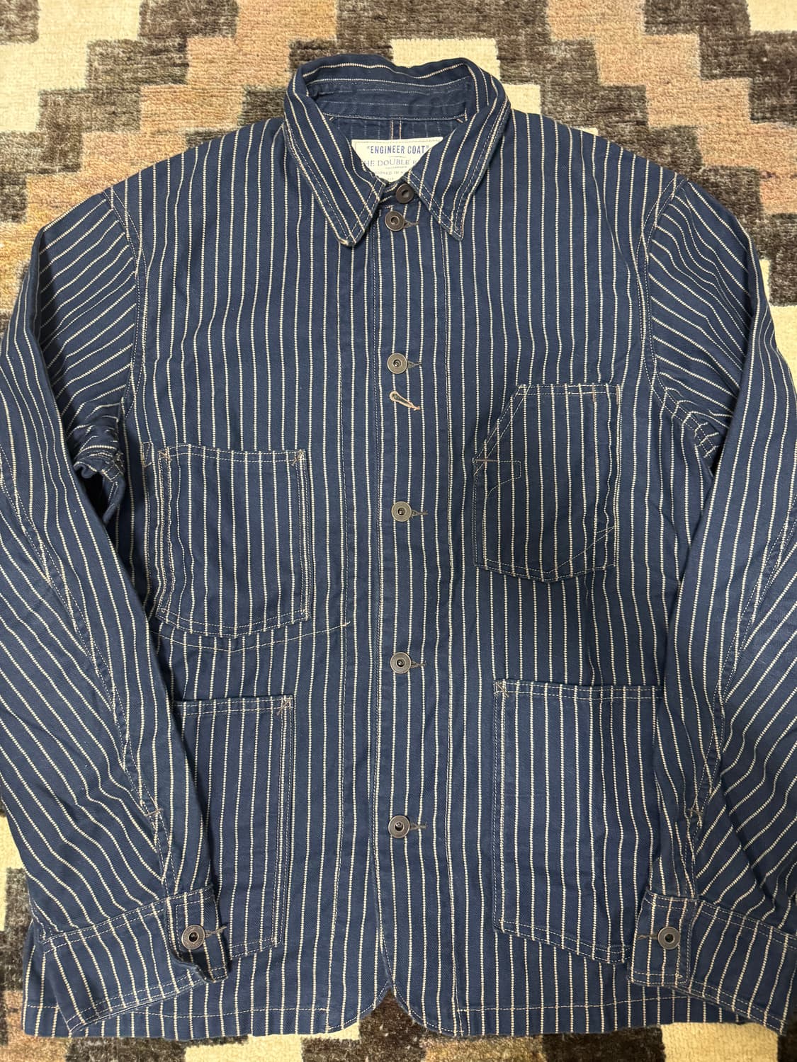 RRL 더블알엘 엔지니어드 스트라이프 초어 L 상품이미지2