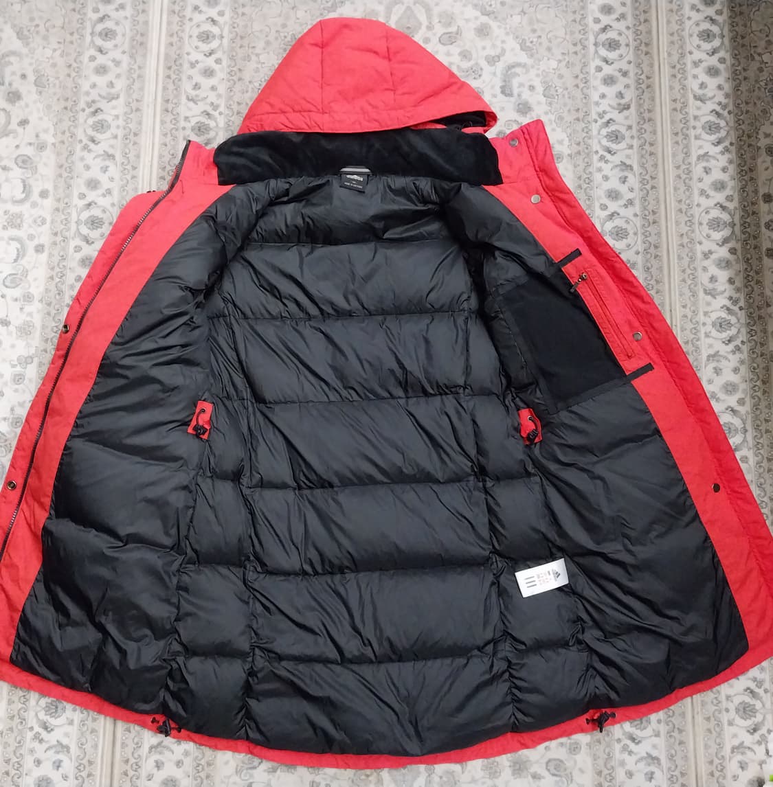 아디다스 코랄 후드 롱 패딩 95 (후드분리됨) 상품이미지2