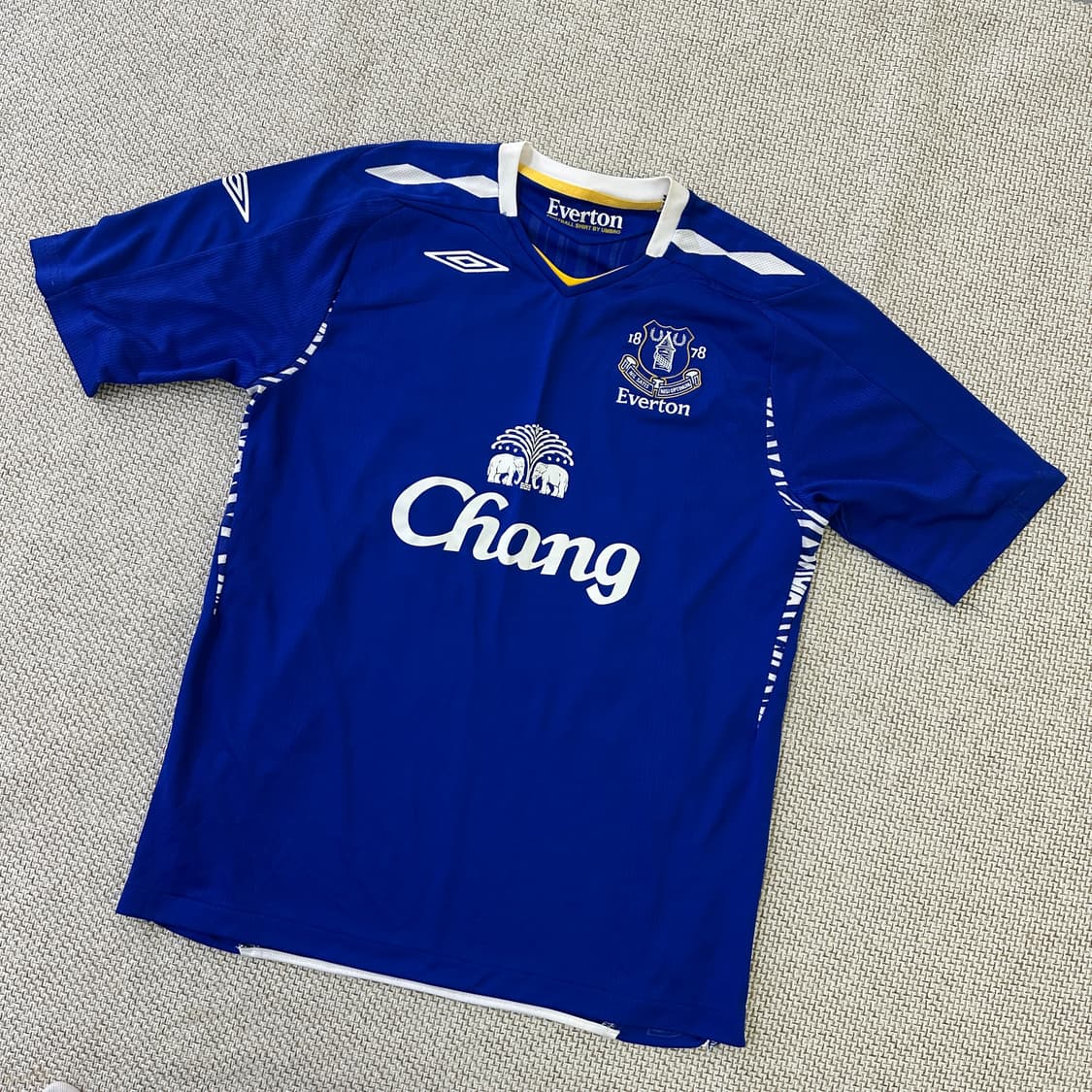 L 엄브로 에버턴 FC홈 유니폼 0420D 상품이미지1