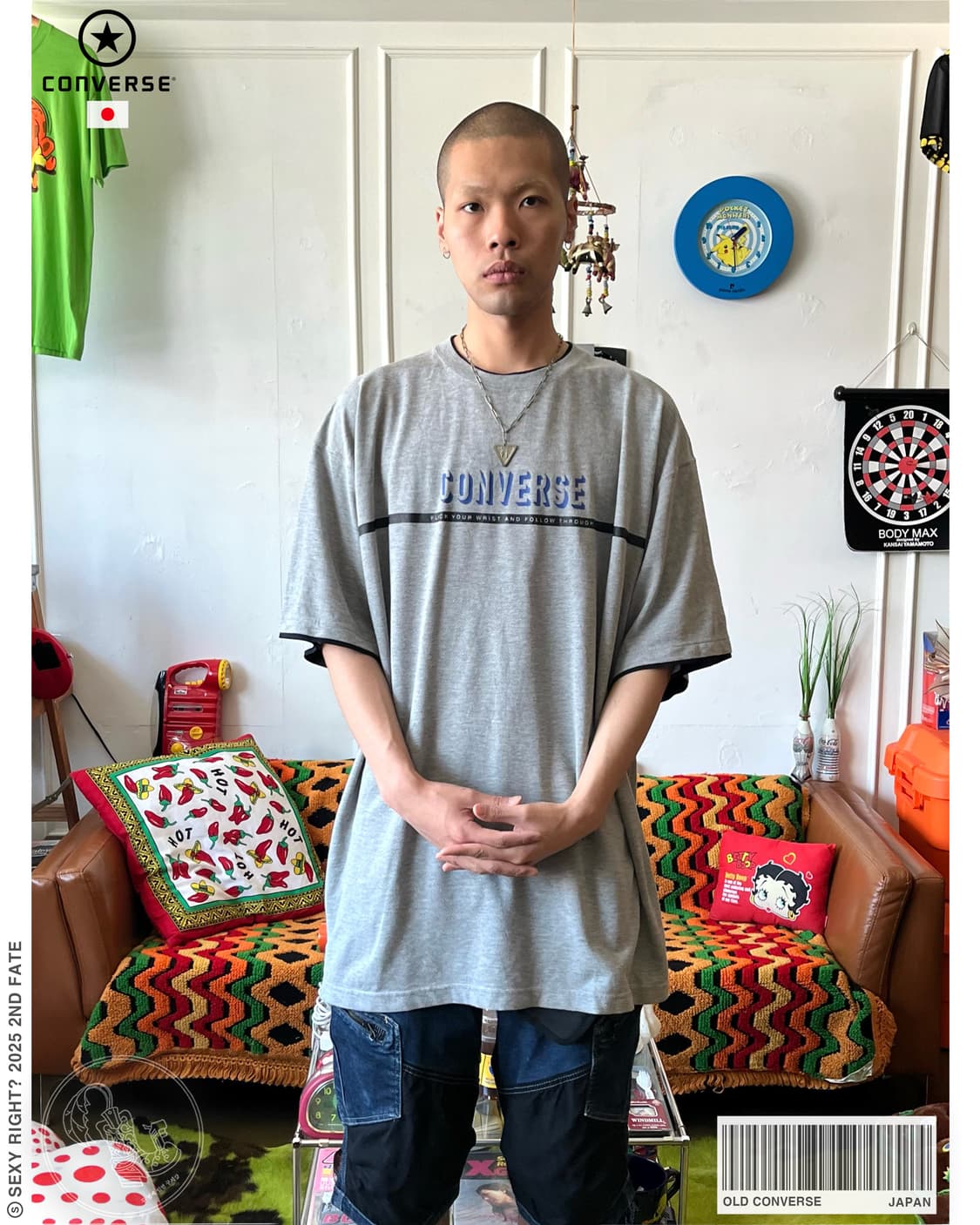 2000s Converse Big Size Skater T-Shirt 상품이미지1