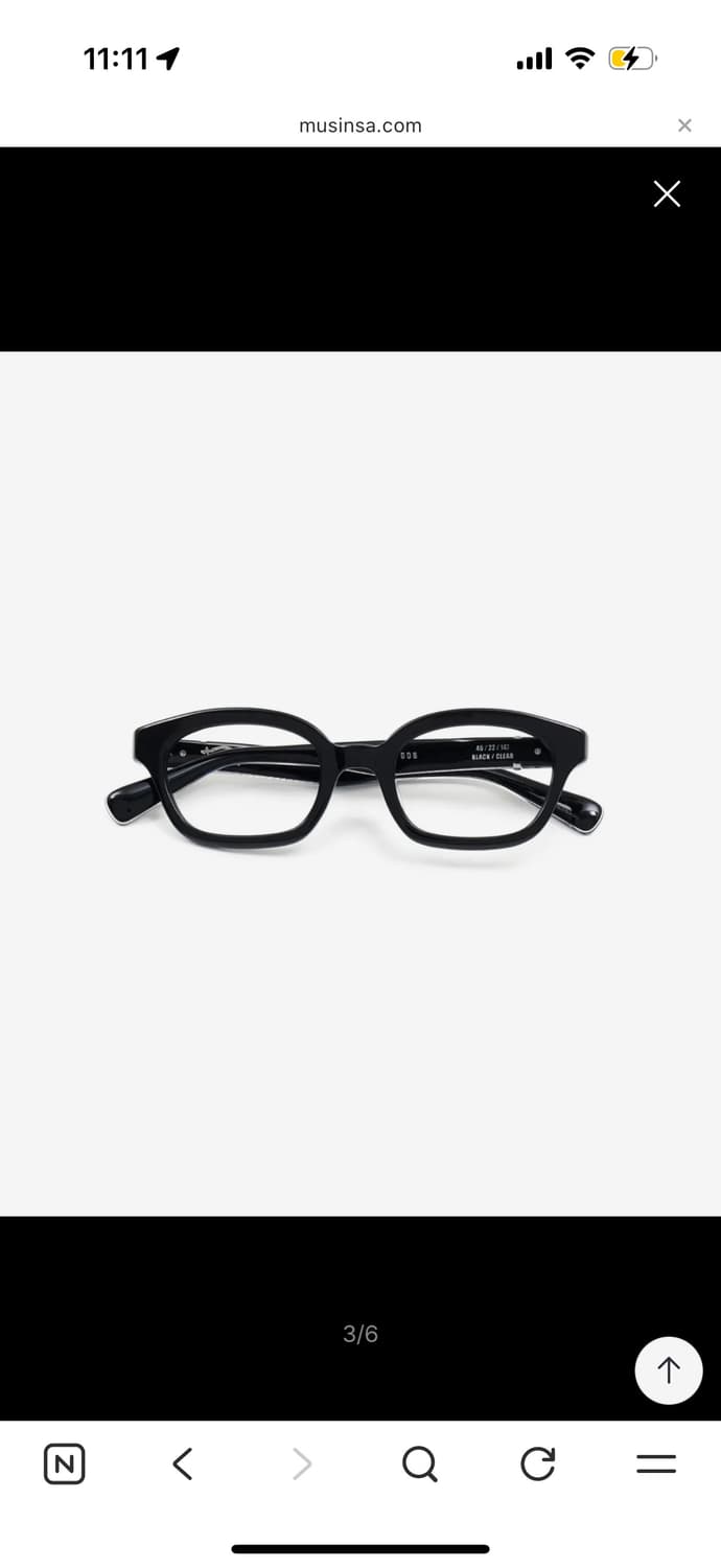 펄바켄 말론 블랙/클리어 상품이미지1