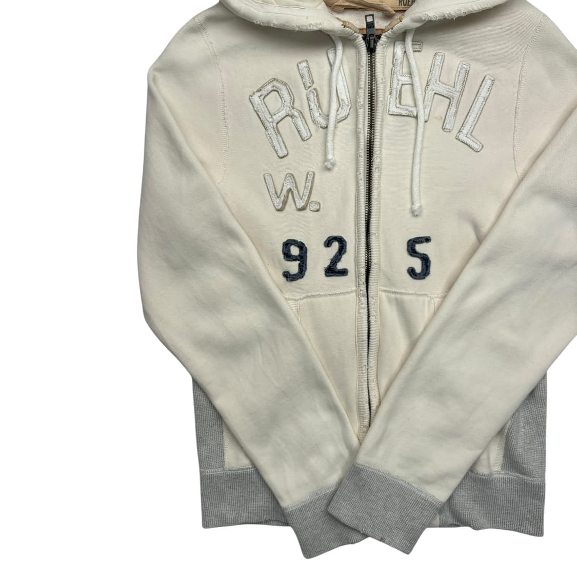 RUEHL NO 925 빈티지 화이트 후드집업 S 상품이미지3
