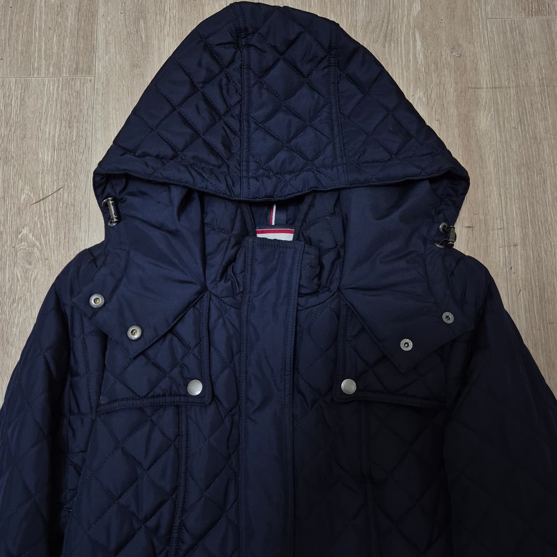 타미힐피거 여성 클래식 트렌치 롱 후드 퀼팅점퍼 M(95) 상품이미지2