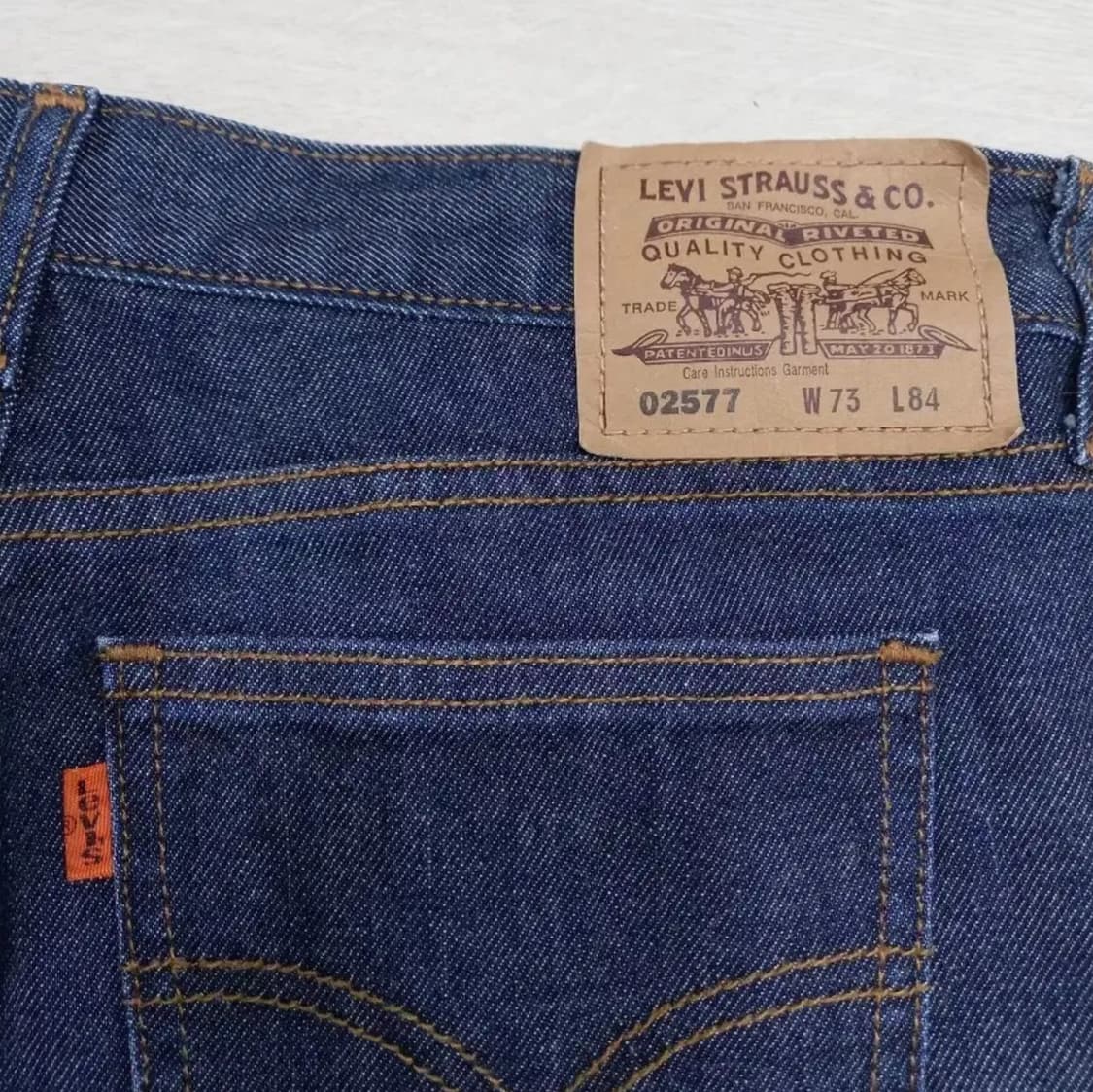 리바이스 오렌지탭 리오셀 스판 부츠컷 데님 상품이미지1