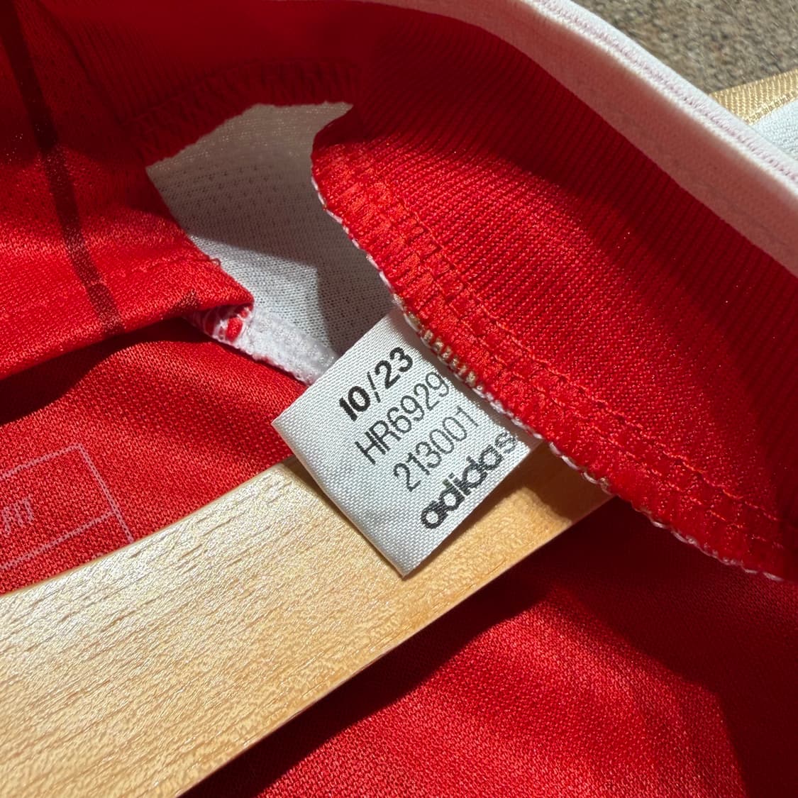 아스날 23/24 아디다스 유니폼 져지 배러 스칼렛 s 상품이미지4