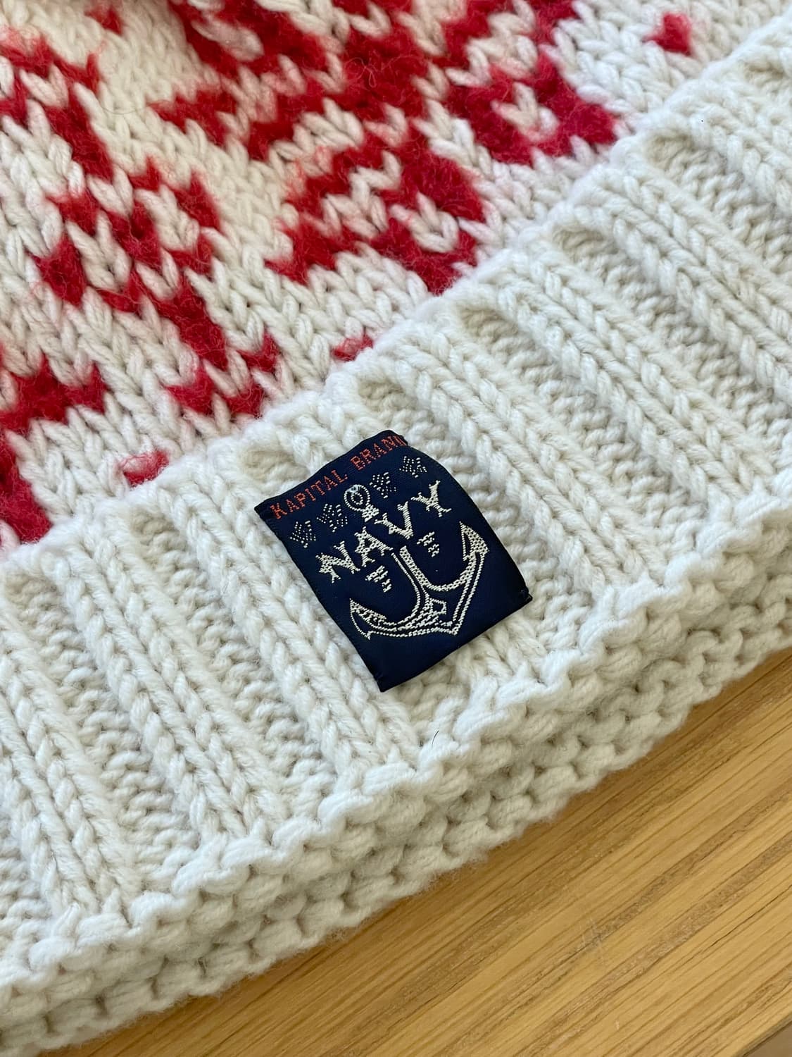 캐피탈 3g snow pattern knit cap 상품이미지4