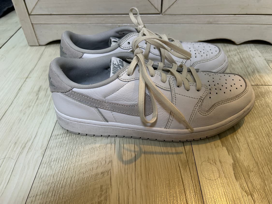 [270] 나이키 에어 조던 1 로우 화이트/그레이  상품이미지1