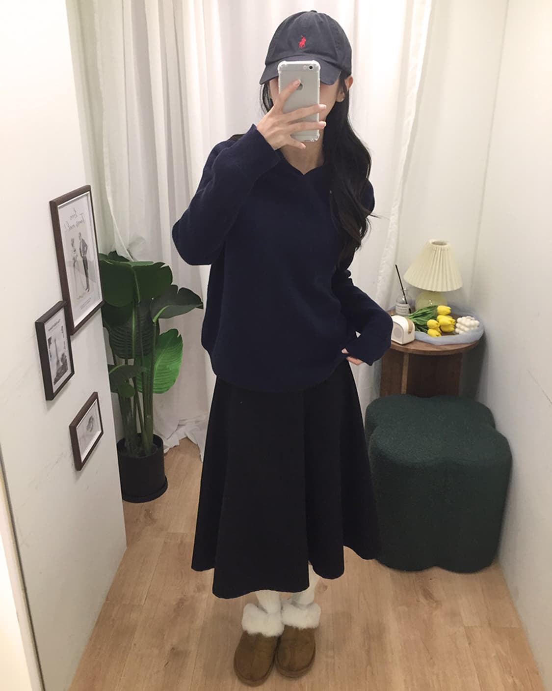 여성 폴로 니트후드티 95 상품이미지2