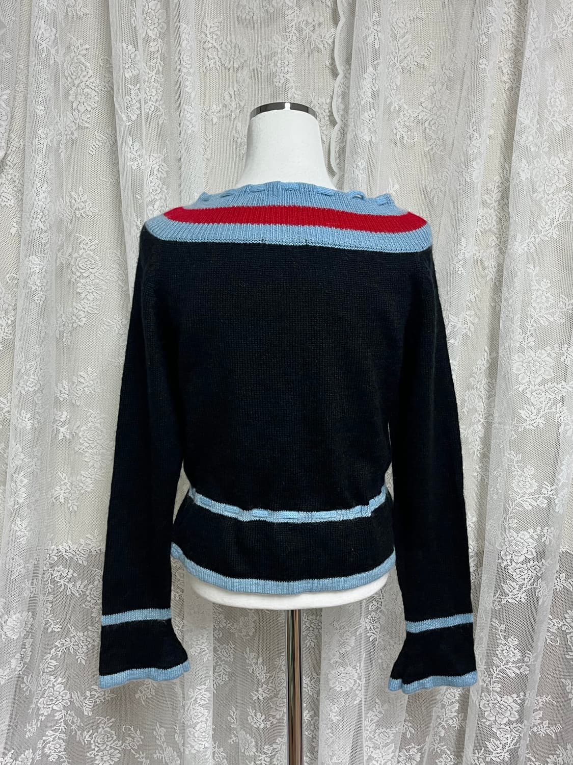 M) 안나수이 빈티지 모헤어 니트 블랙 상품이미지2