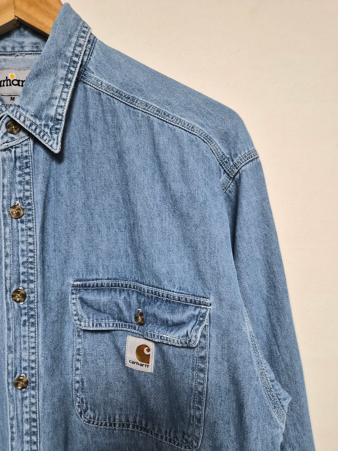 칼하트Carhartt 데님 셔츠 M - S256 상품이미지3