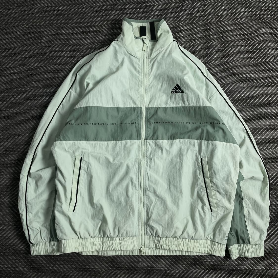 아디다스 박시핏 빅로고 우븐 바람막이 자켓y 3834 상품이미지3
