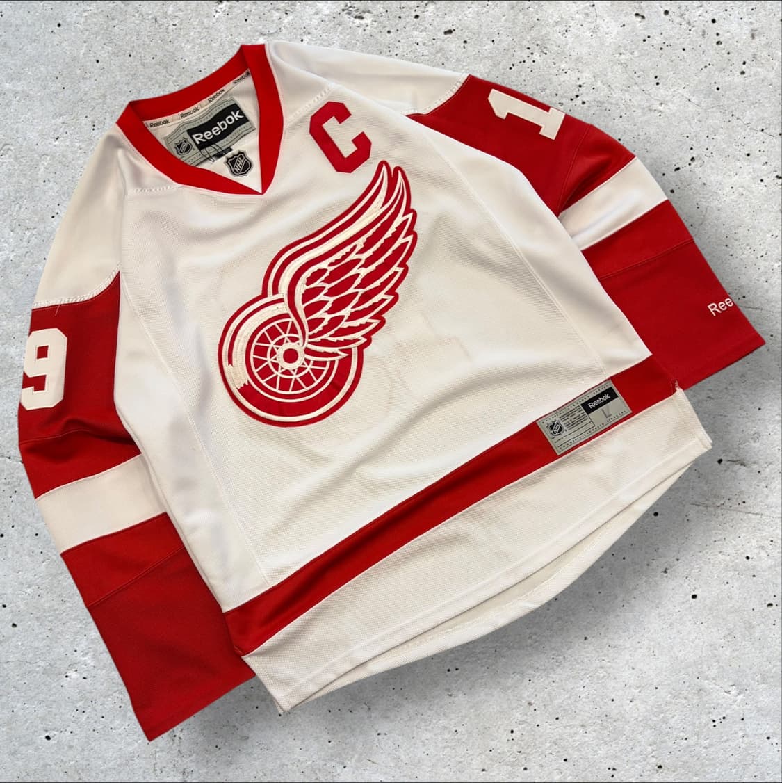 [L] 리복 디트로이트 레드윙스 NHL 저지 반팔 C711 상품이미지1