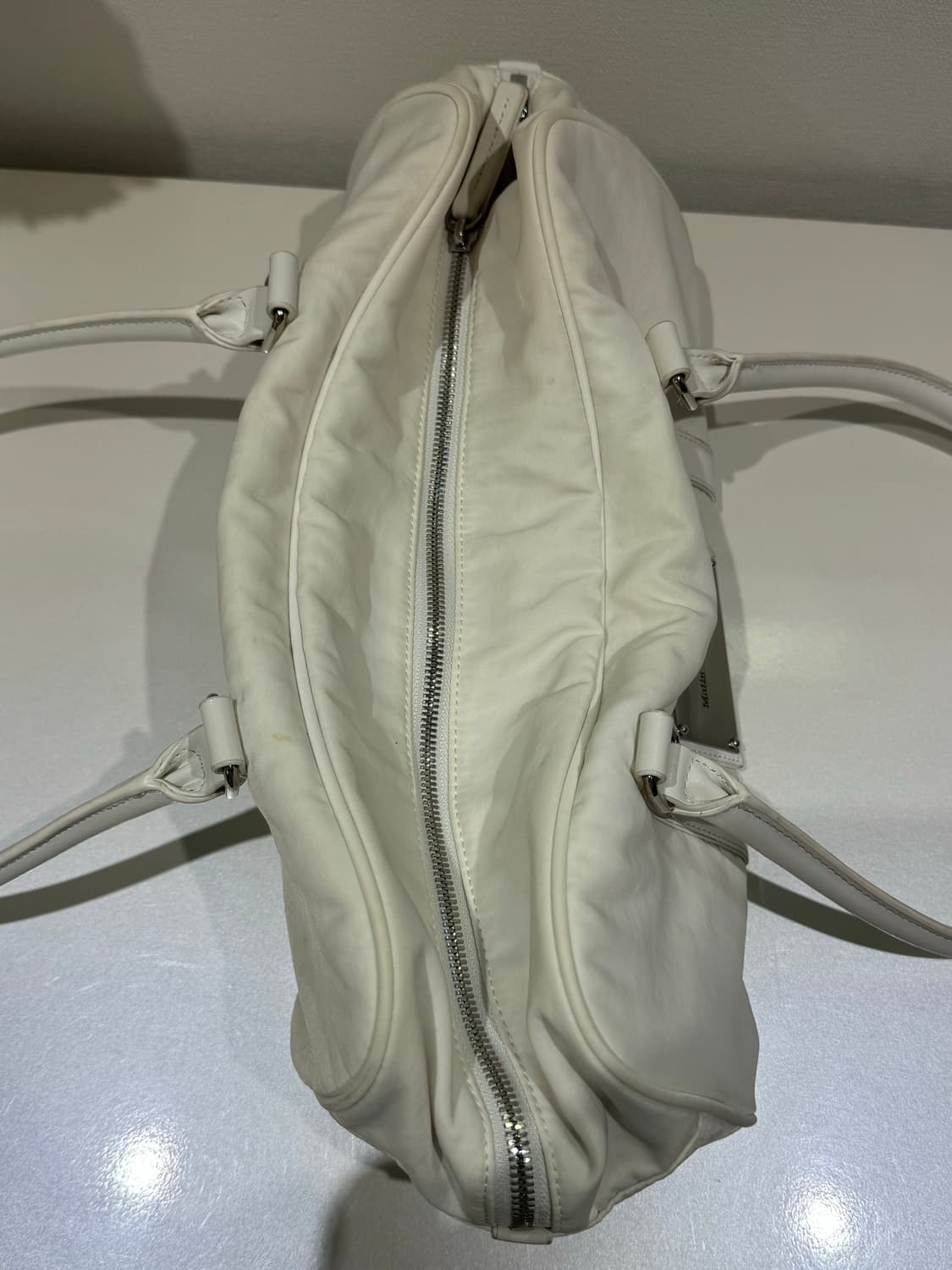 마뗑킴 나일론 보스턴 백 아이보리 Matin Kim Nylon Bosto 상품이미지8
