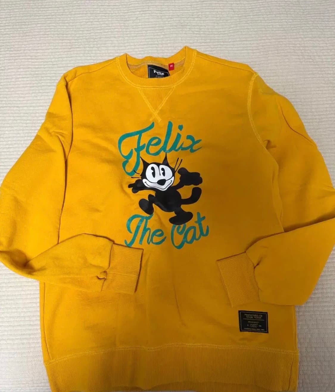 크리틱 팰릭스콜라보 맨투맨 옐로우 M 상품이미지2