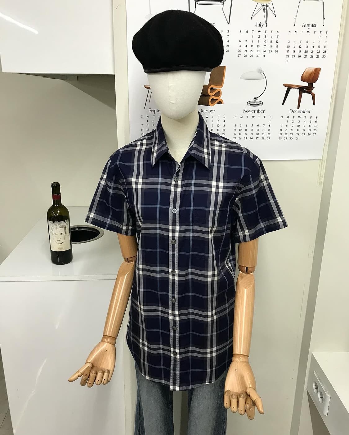버버리 체크 반팔 셔츠 상품이미지7