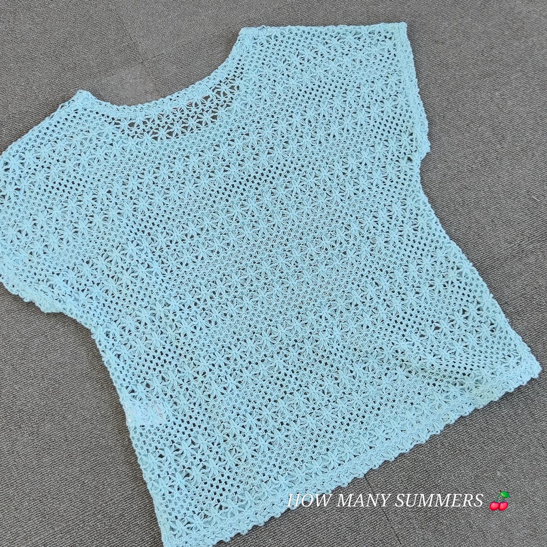 블루그린 여름 니트  상품이미지7