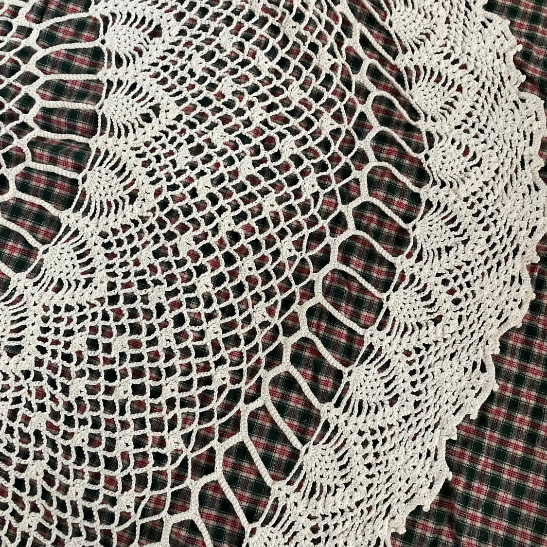 빈티지 크로쉐 뜨개 원형매트 상품이미지7