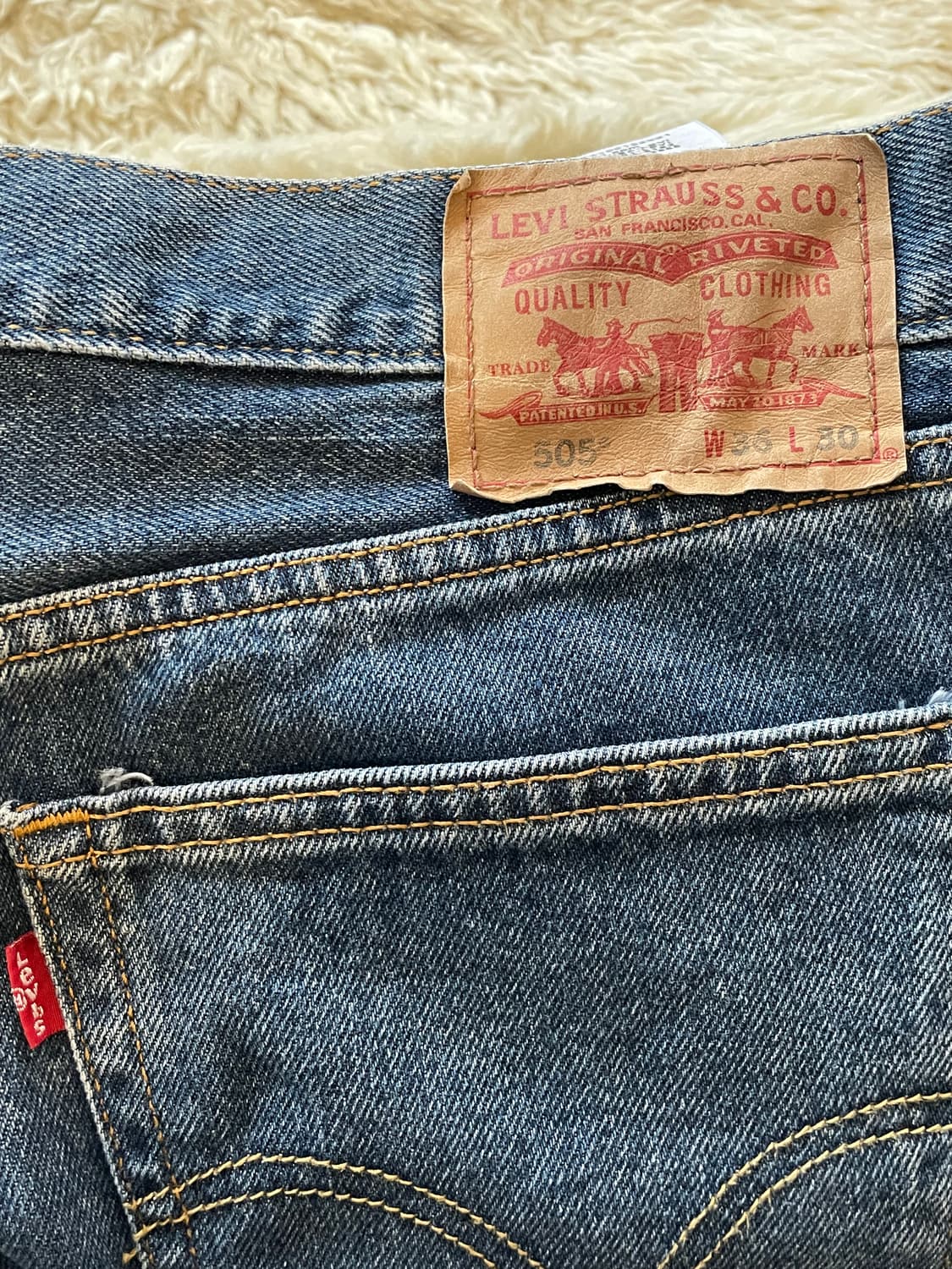 리바이스505 데님팬츠 상품이미지4