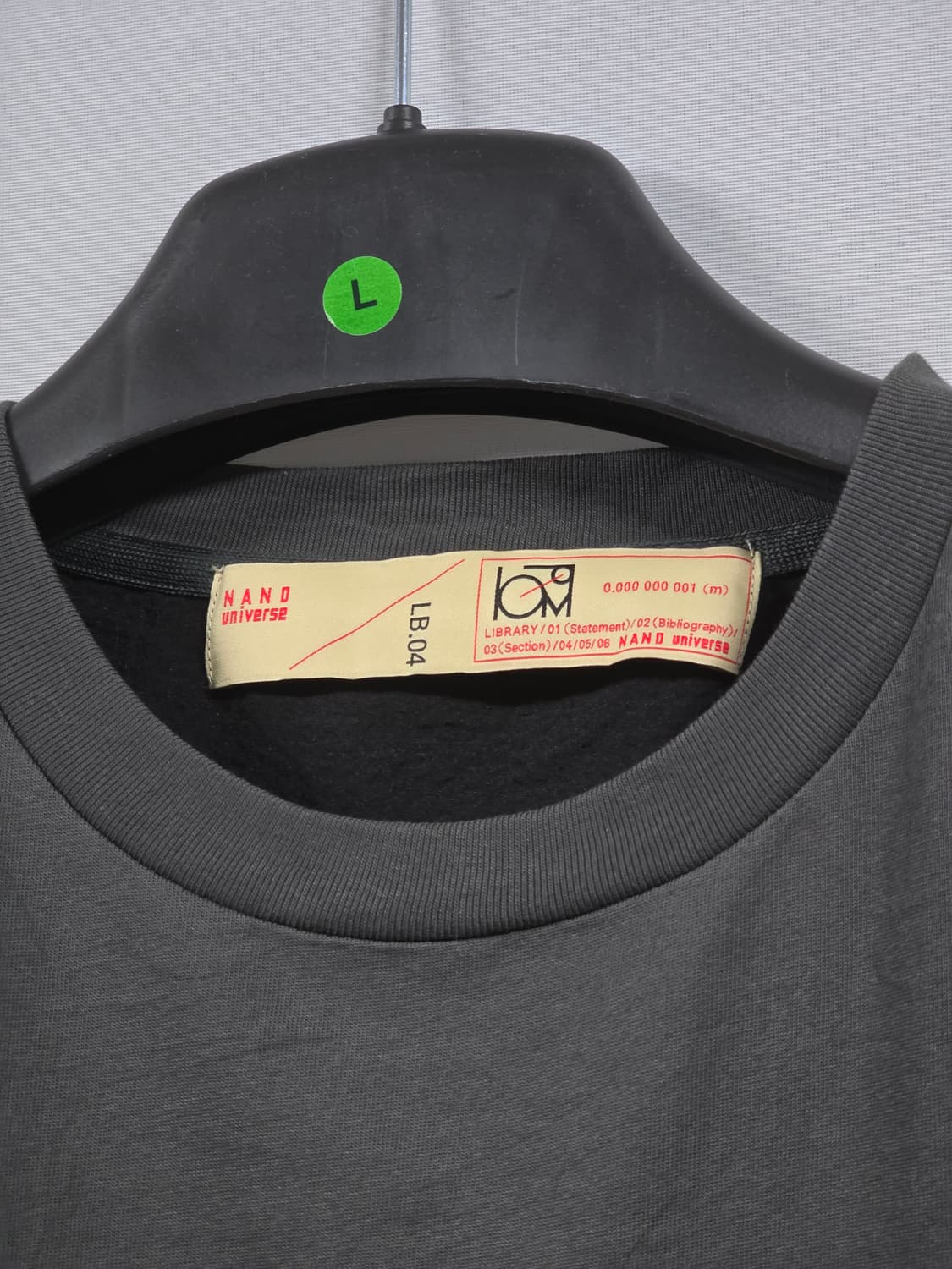 Nano Universe 나노유니버스 투톤 반팔 티셔츠 L사이즈 상품이미지2