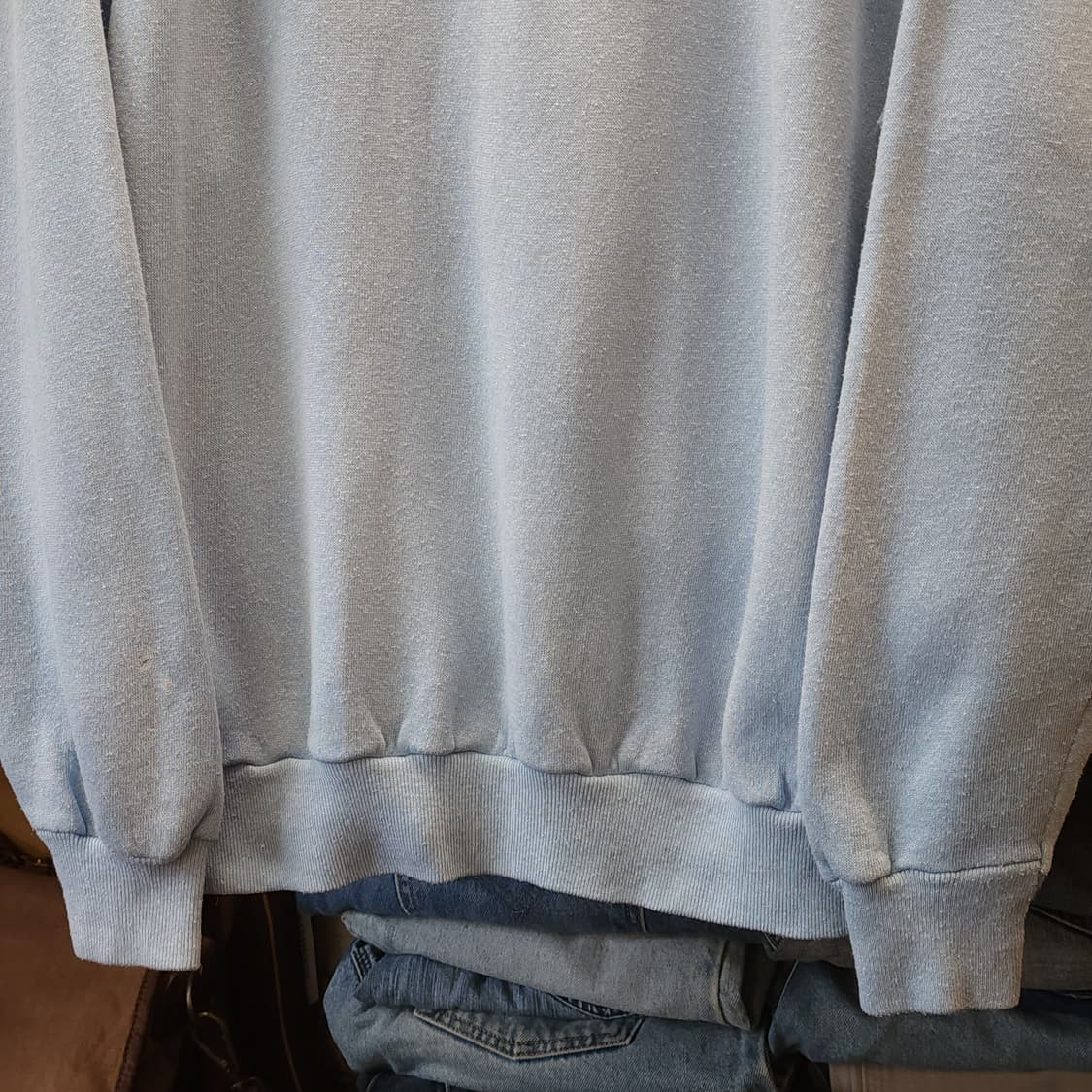 

90s Tultex 빈티지 스웻셔츠 플레인 스웻셔츠 파스텔 블루 L 상품이미지6