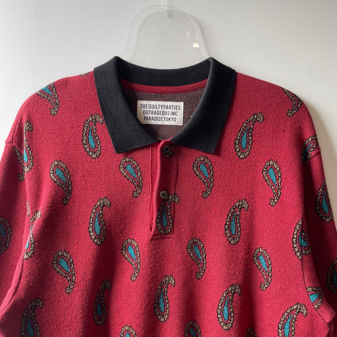 와코마리아 페이즐리 PK 티셔츠 상품이미지2