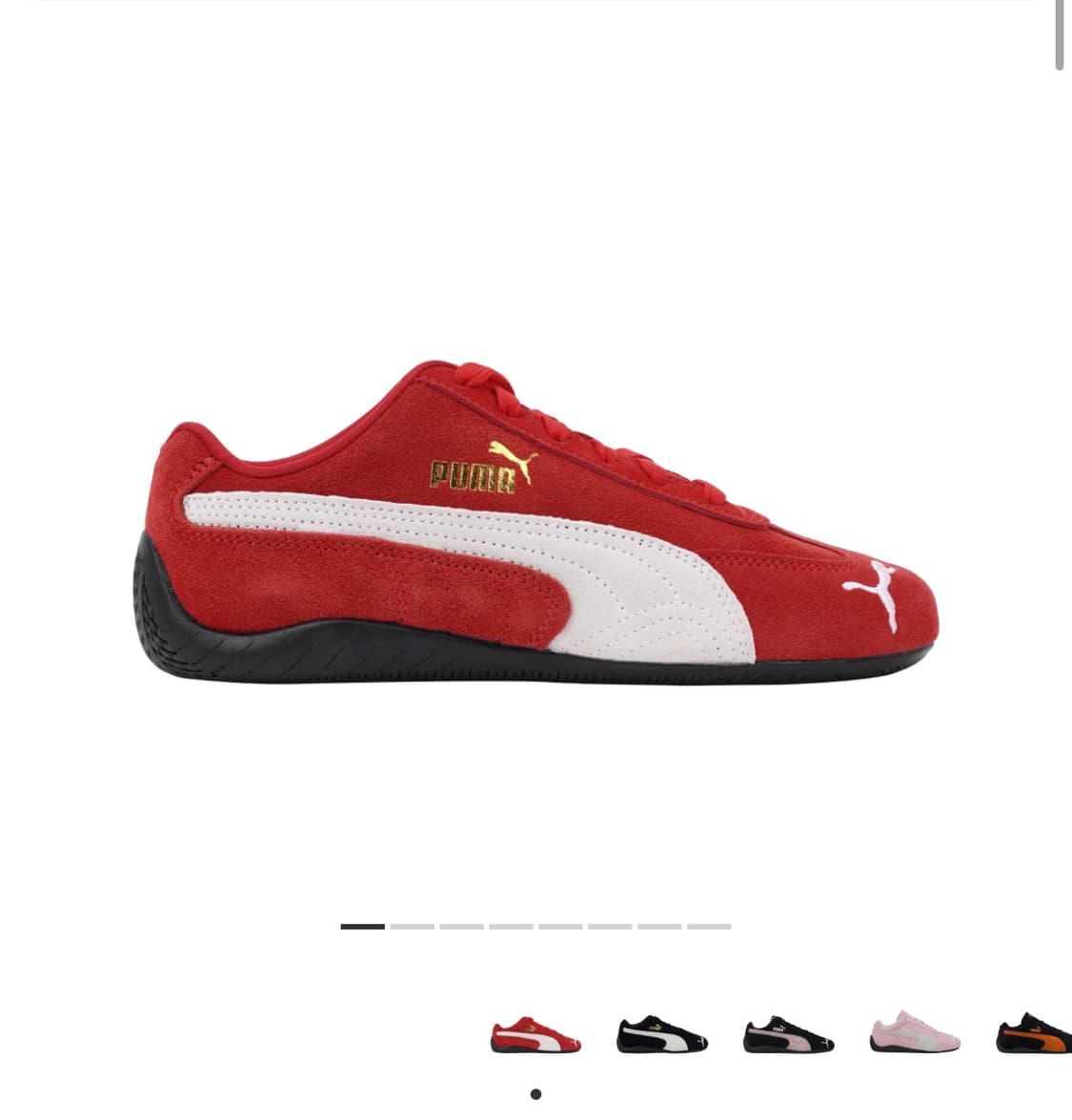 퓨마 스피드캣 OG 레드화이트 240 상품이미지1