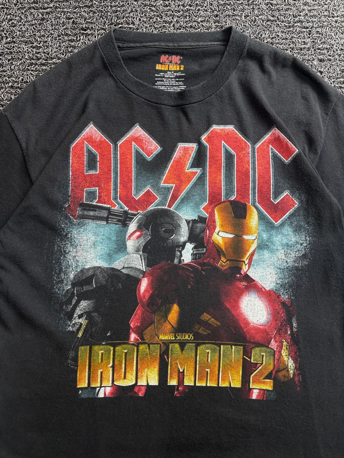 AC/DC 밴드 아이언맨 오피셜 반팔 티셔츠 4635 상품이미지1