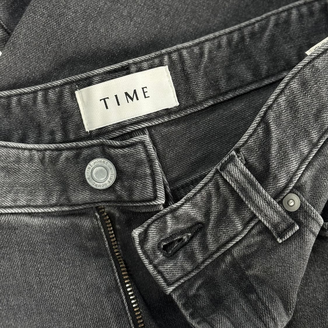 타임옴므 워싱 슬림핏 데님 팬츠 (32) 상품이미지2