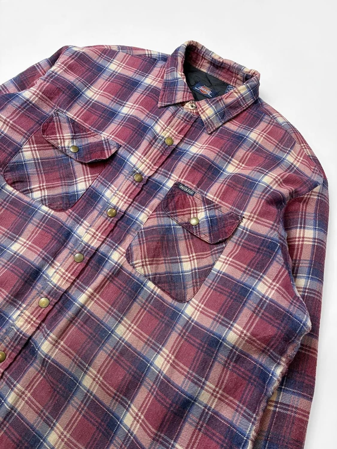 디키즈 90s 퀄팅 안감 플란넬 셔츠 자켓 PN5243 상품이미지3