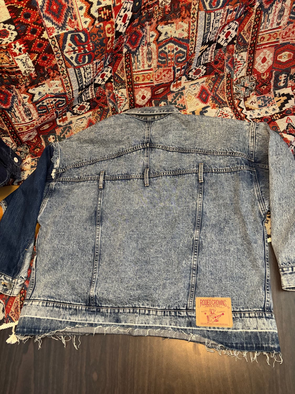 Rodeo Crown Rework patchwork denim jacke 상품이미지8