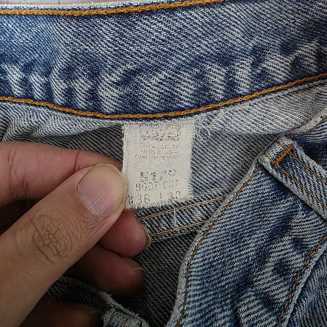 [36X30] 90-00 빈티지 리바이스 517 부츠컷 데님 4 트래쉬드 상품이미지8