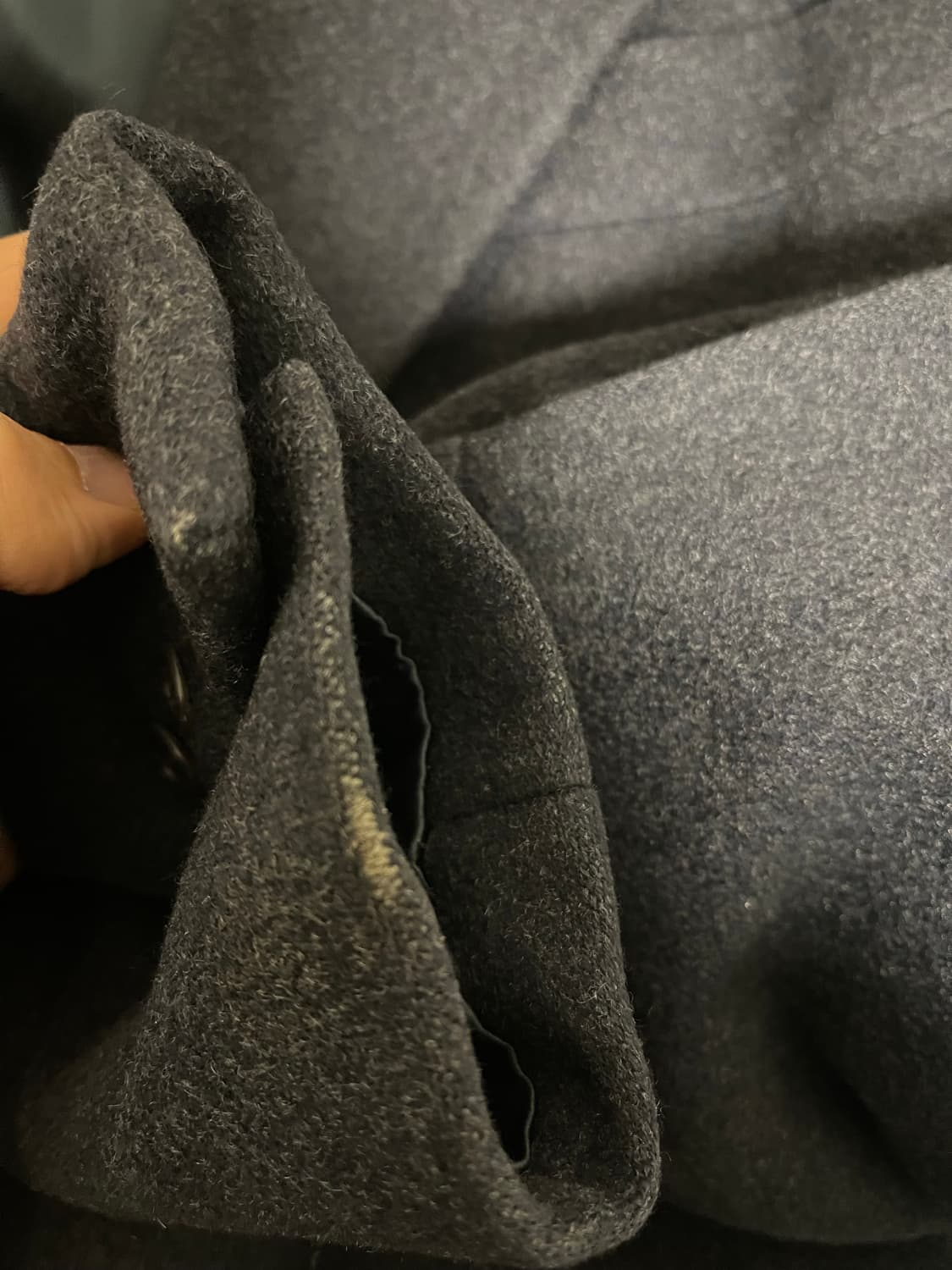 빈티지 발렌티노 꾸뛰르 캐시미어100%더블 롱 코트 48R 상품이미지10