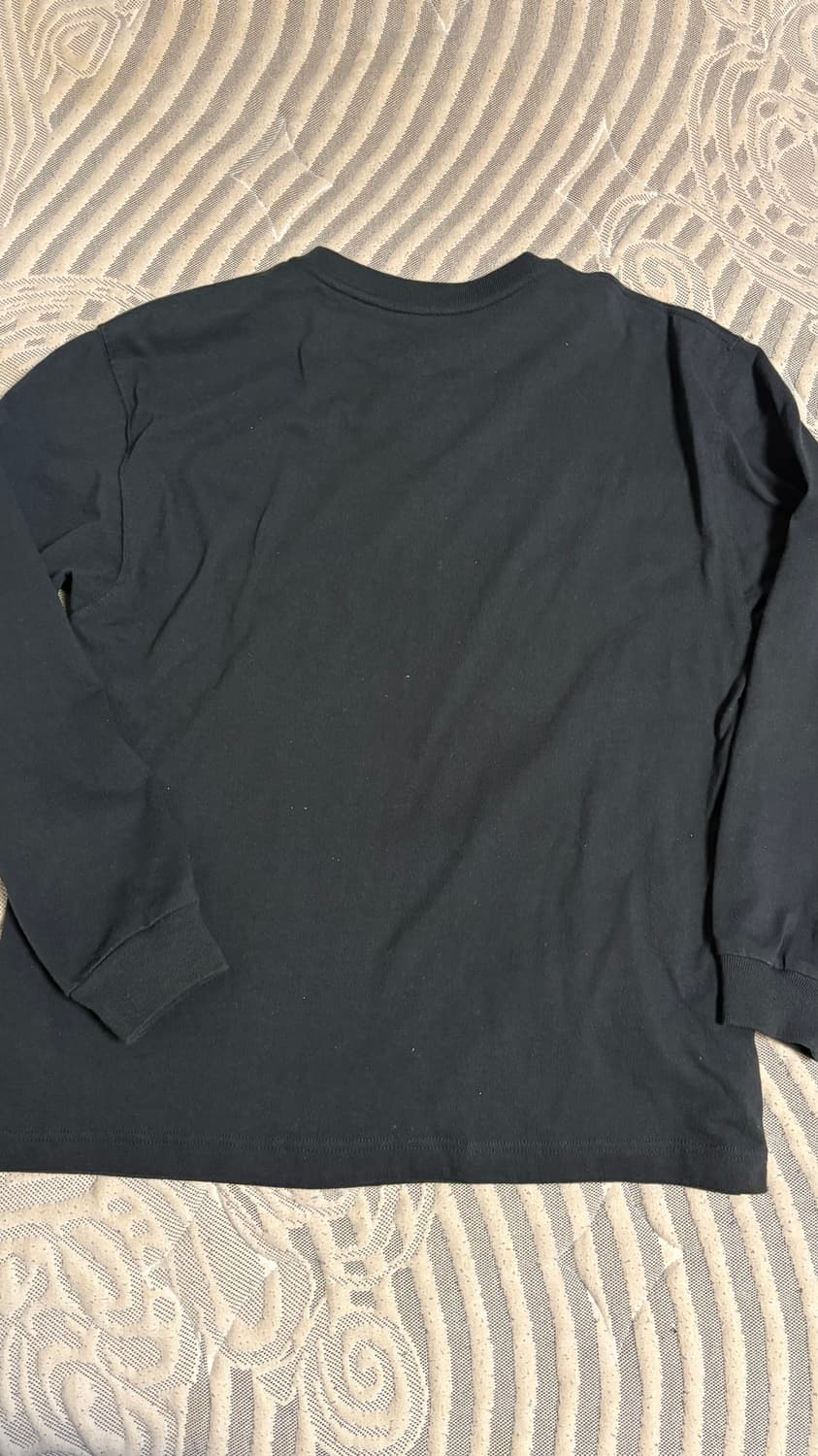 칼하트 블랙 헨리넥 긴팔 티셔츠 s 상품이미지5