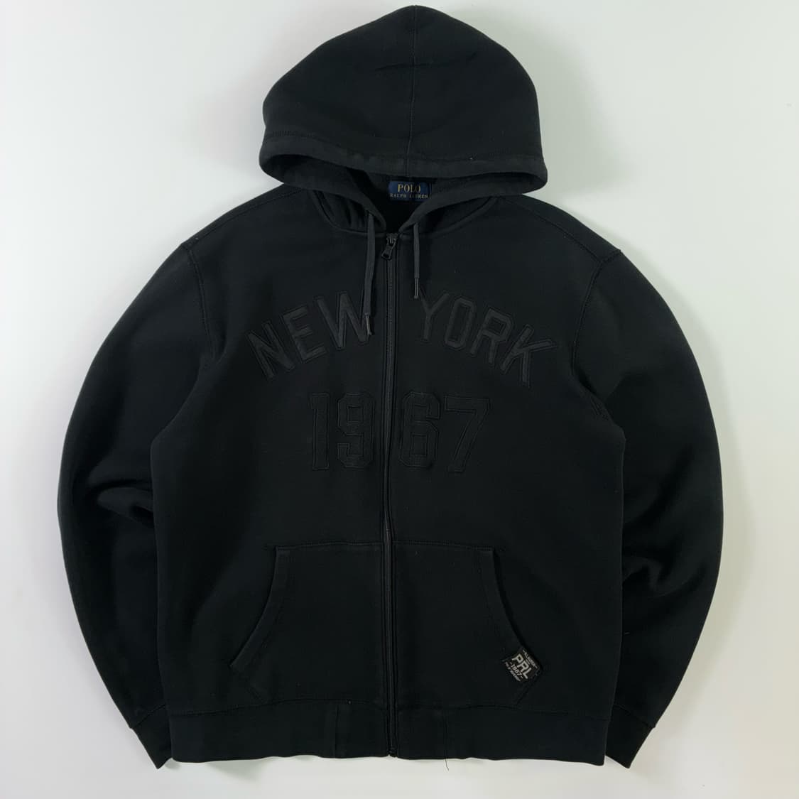 Polo  폴로 랄프로렌 자수 뉴욕 1967 블랙 후드집업  상품이미지1
