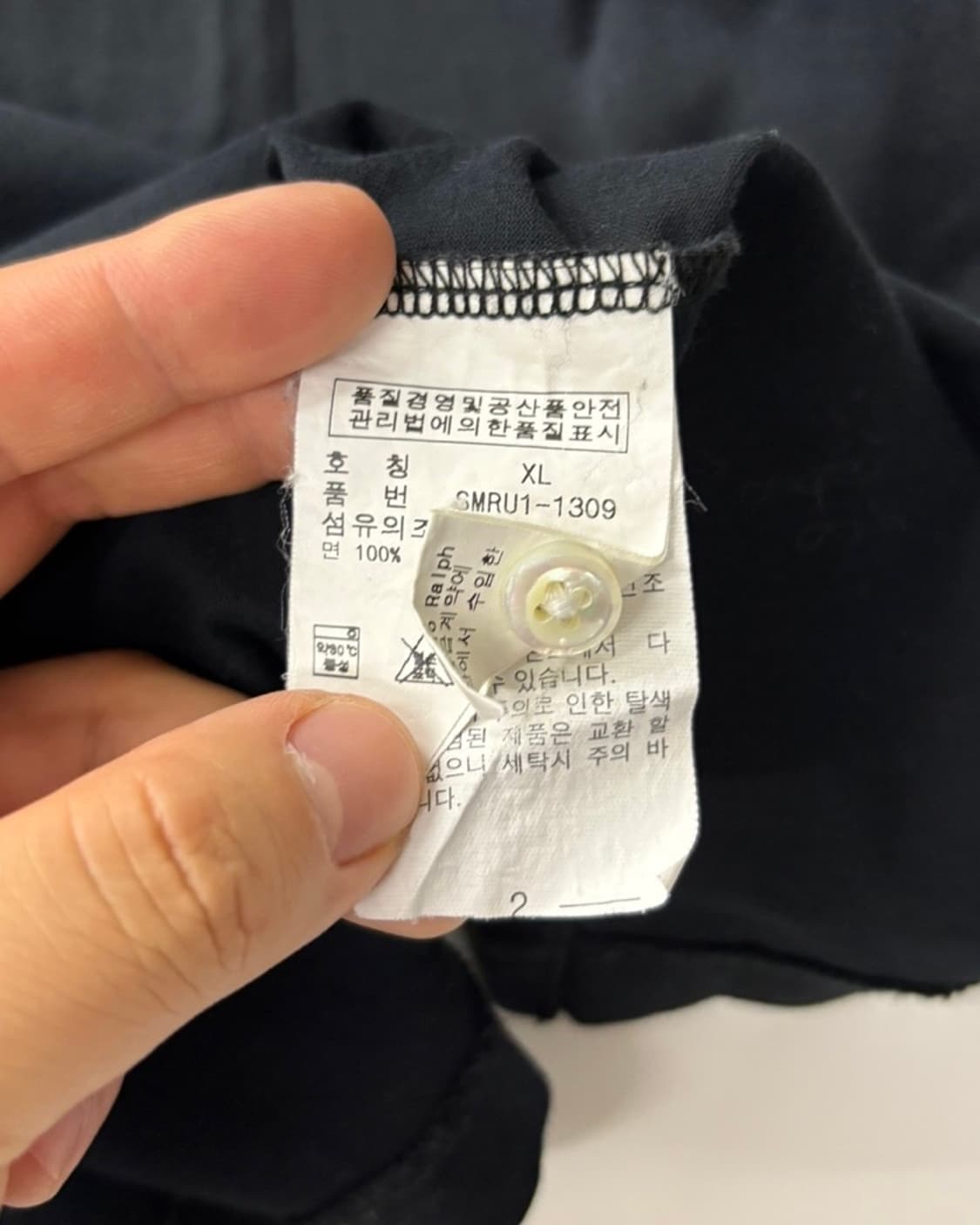 Polo 폴로랄프로렌 포켓 블랙 카라티  상품이미지5