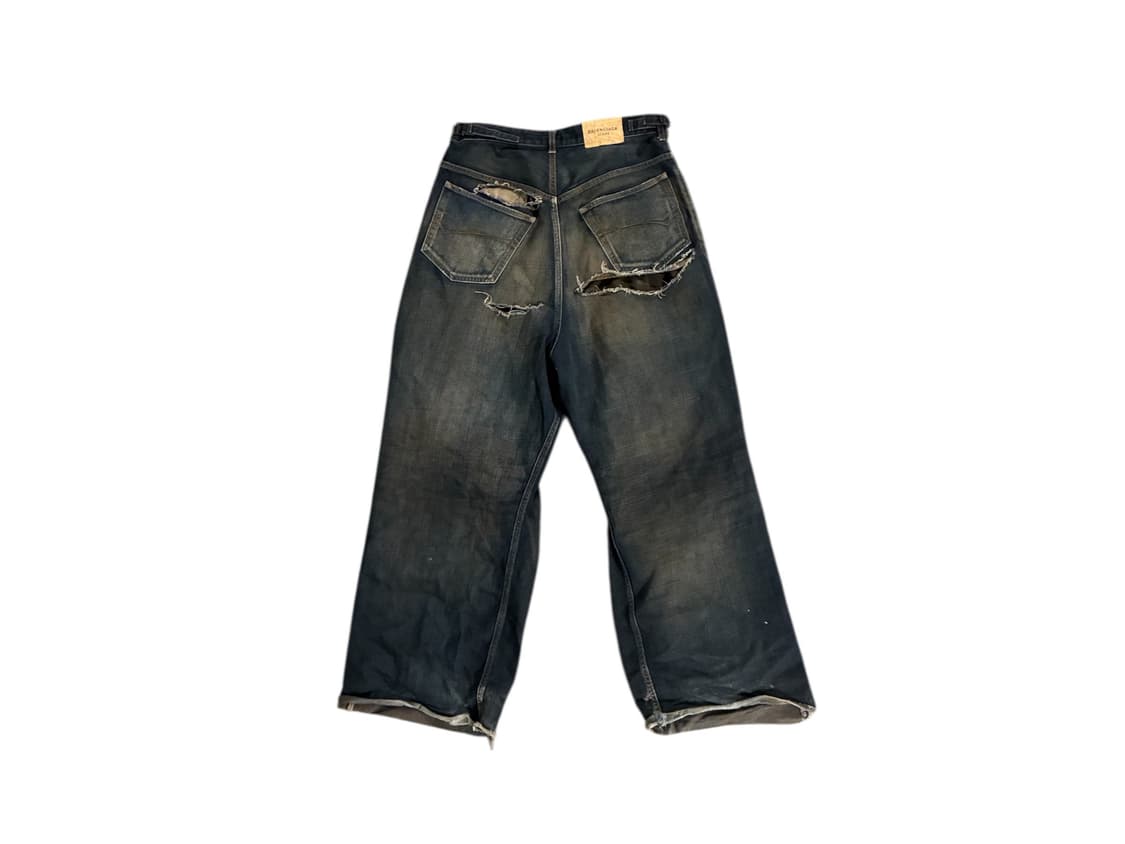 balenciaga destroyed skater denim 상품이미지2
