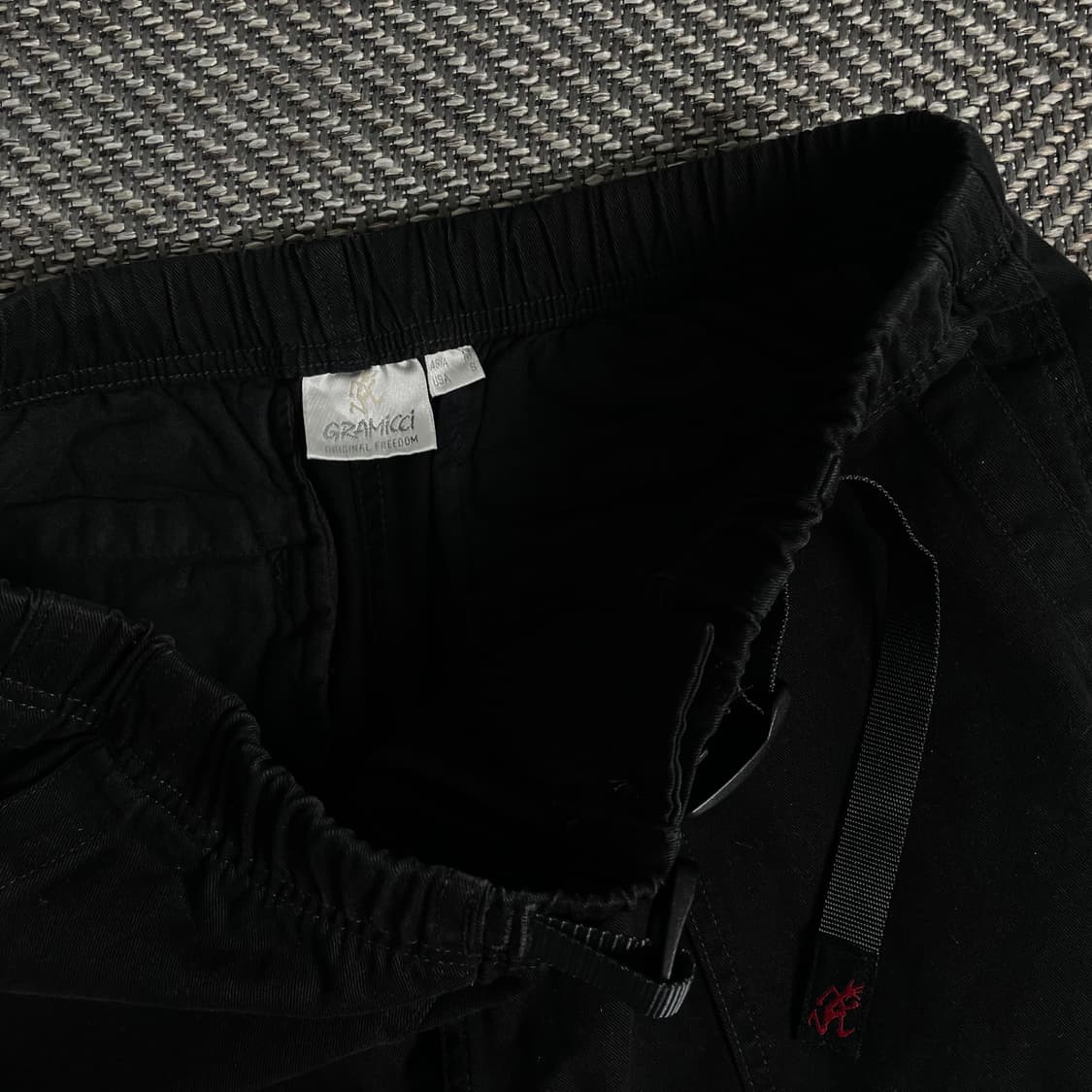 그라미치 벨티드 테이퍼드 치노 팬츠 블랙y 3616 상품이미지7