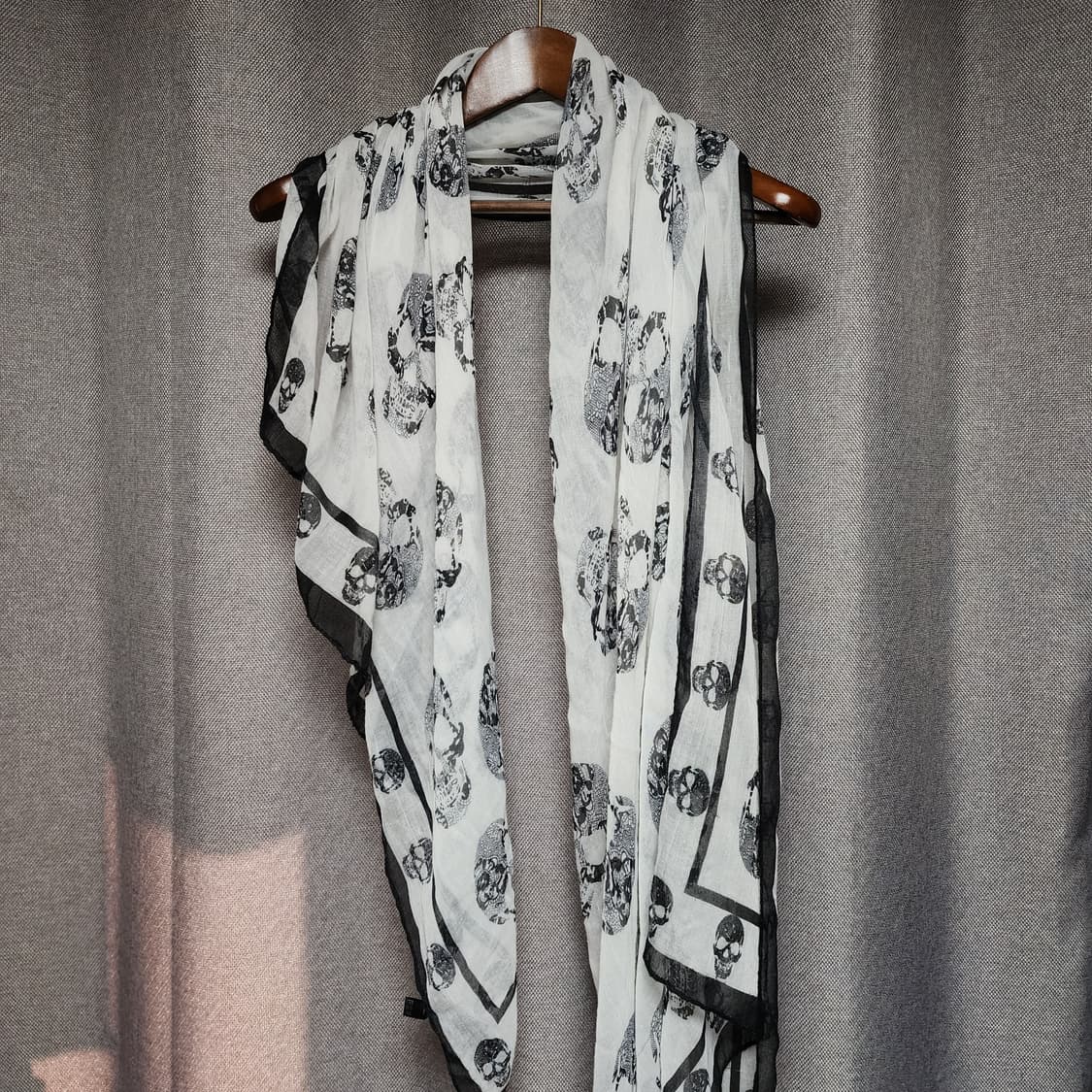 Y2k 펑크 락시크 스컬 머플러 스카프 상품이미지4