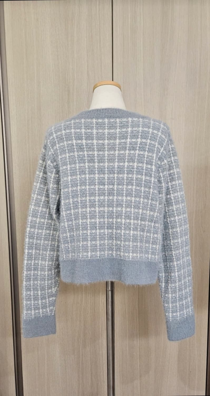 미쏘 트위드 가디건 MIWCKCT11T L 미쏘펄소라체크니트가디건 상품이미지7
