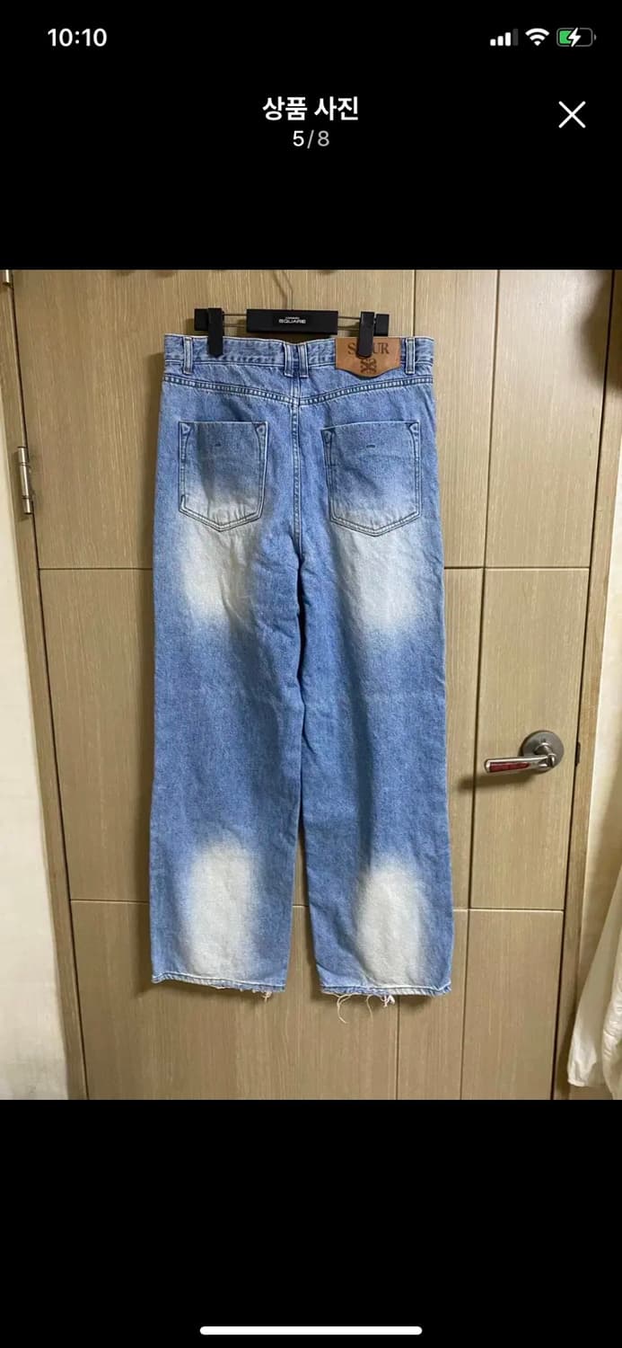 SATUR 세터 워시드 연청 데님 M사이즈 상품이미지6